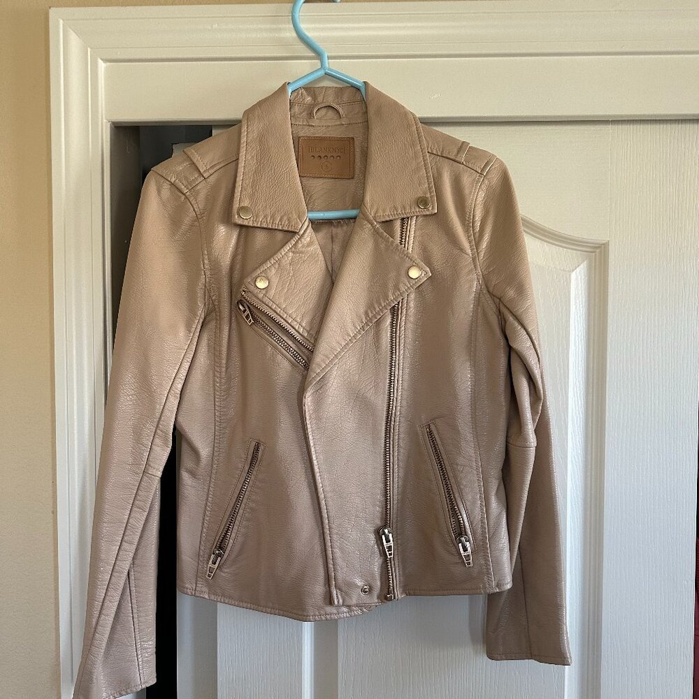 Light Brown Pleather Jacket
